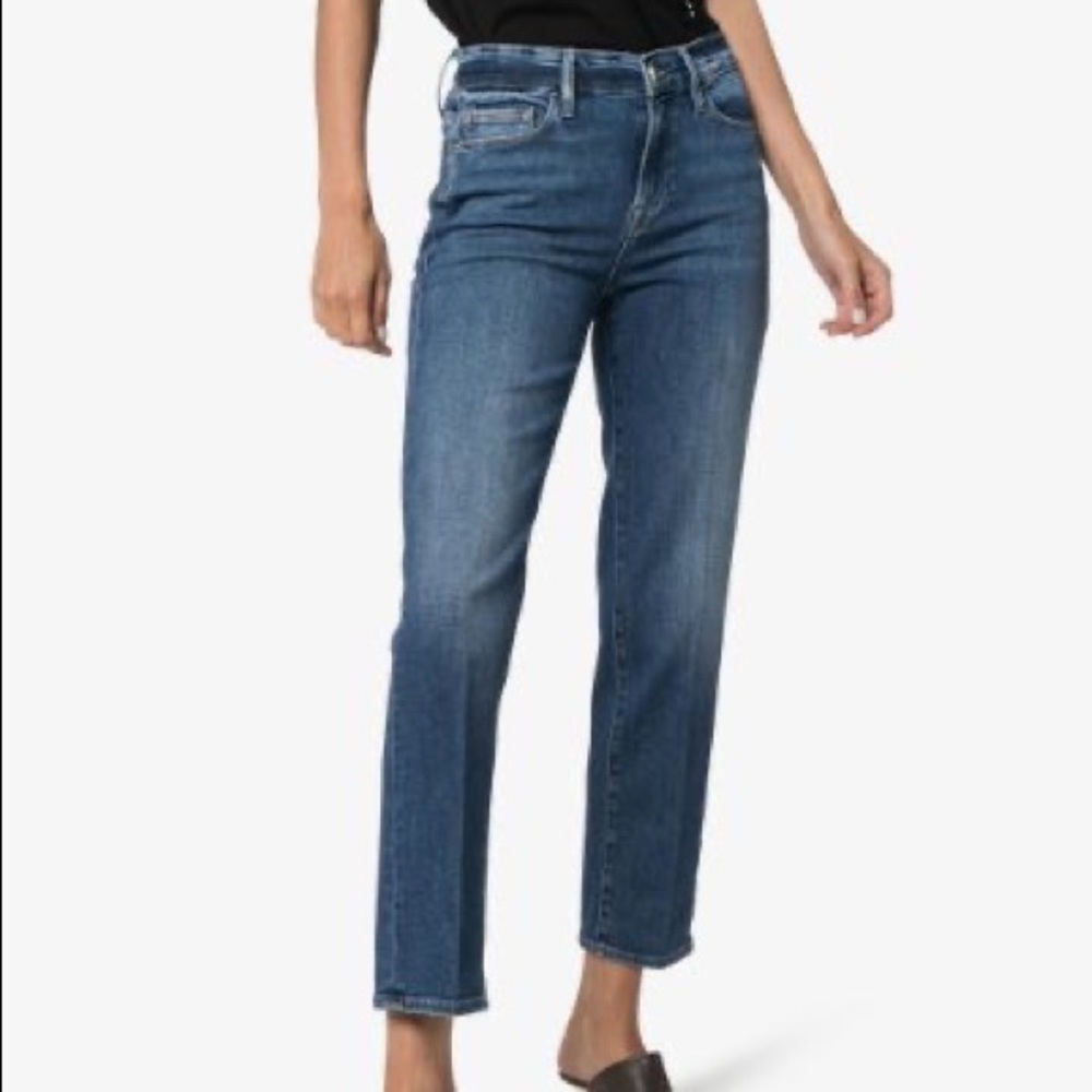 Frame straight denim
